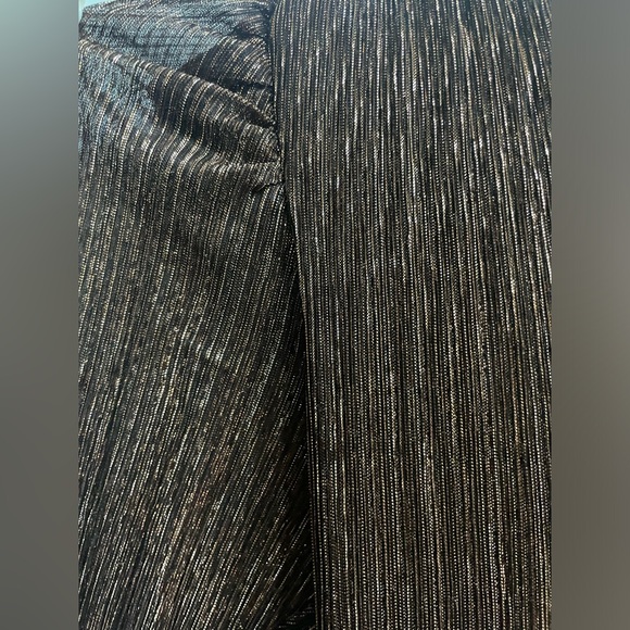 Sabina Musayev Bronze long tiered long sleeve dress with Plunge Neckline - Picture 5 of 9